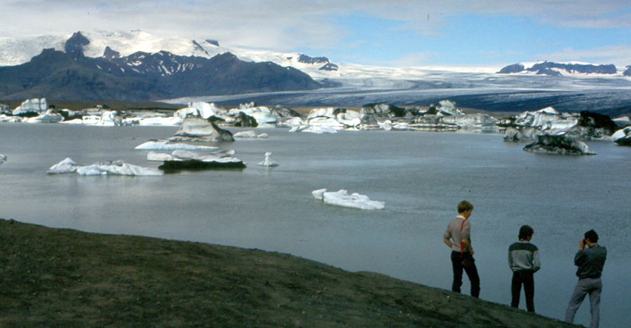 Glacier Lake in Iceland