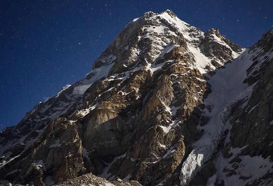 Janhukot ( 6805m ) in the Indian Himalaya