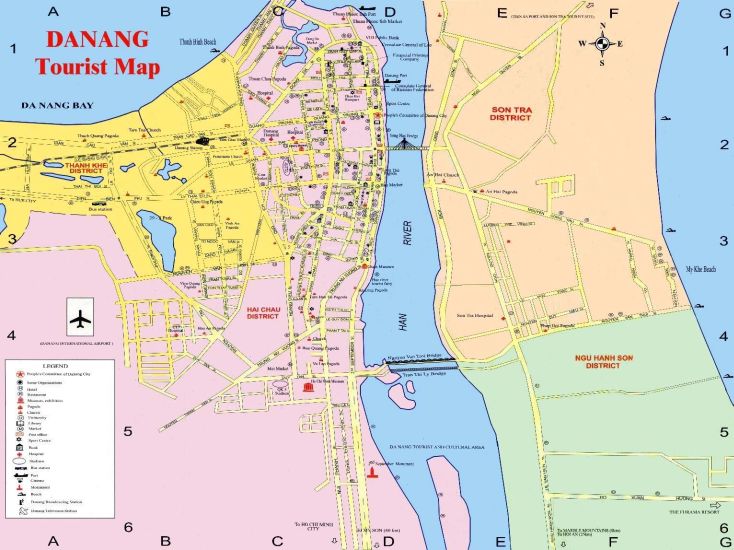 Map of Danang