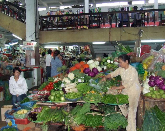 Market in Danang