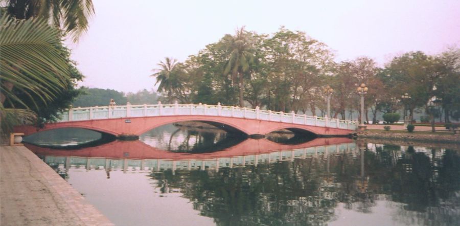 Lenin Park ( Pho Tran Nhan Tong ) in Hanoi