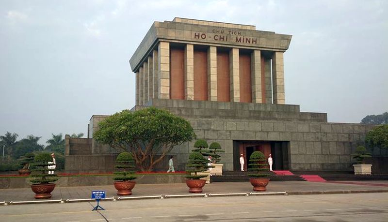 Mausoleum of Ho Chi Minh in Hanoi
