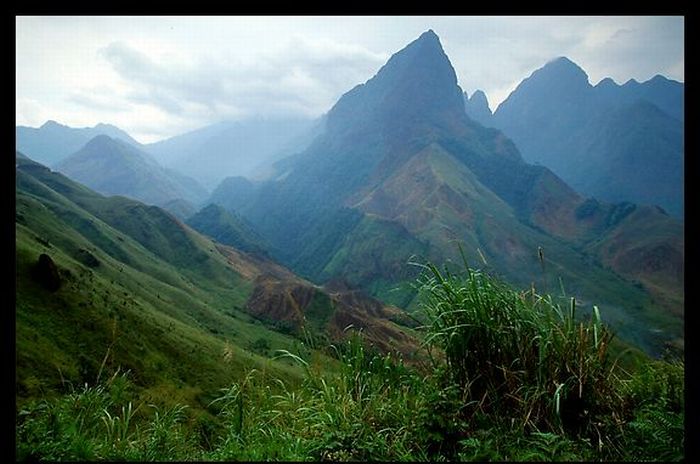 Lao Cai Mountains in Northern Vietnam