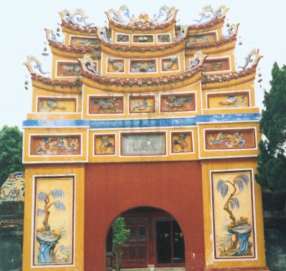 Archway in the Citadel in Hue