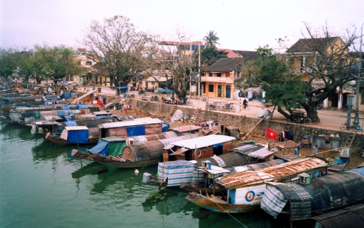 House Boats on Dong Ba Canal in Hue