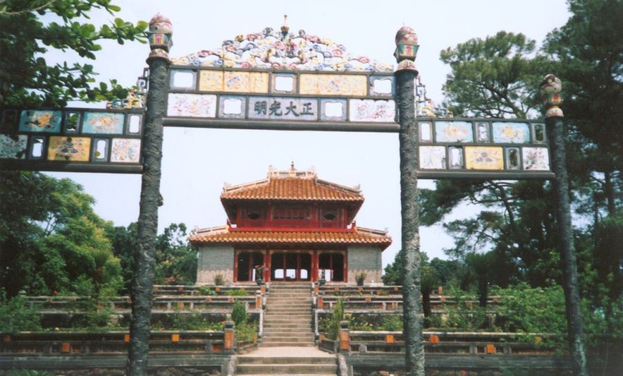 Archway at Minh Mang Tomb in Hue