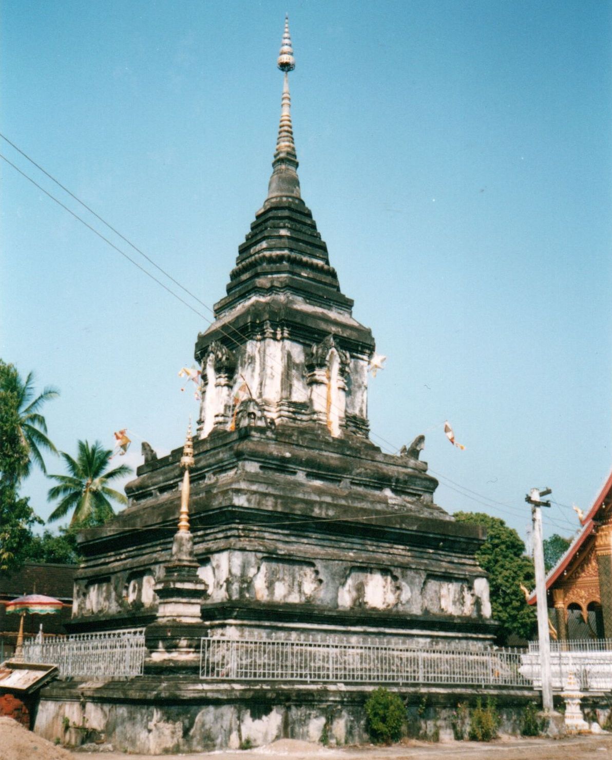 Stupa at Wat in Luang Prabang