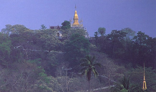 Phu Si in Luang Prabang in Laos
