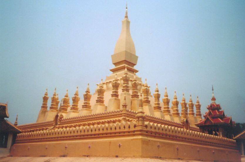 Wat That Luang in Vientiane