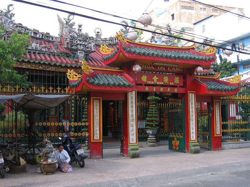 Quan Am Temple in Cholon ( Chinatown ) in Saigon ( Ho Chi Minh City )