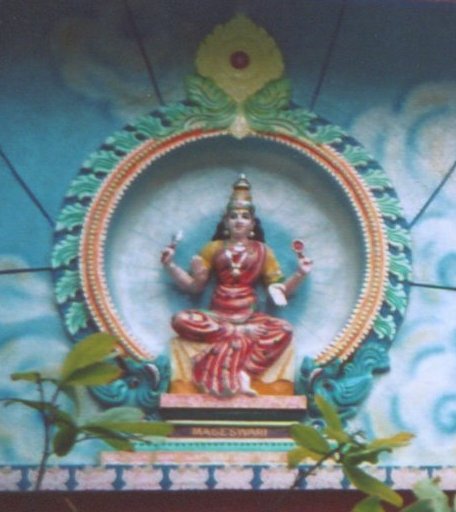 Icon in Mariamman HinduTemple in Saigon ( Ho Chi Minh City ) 