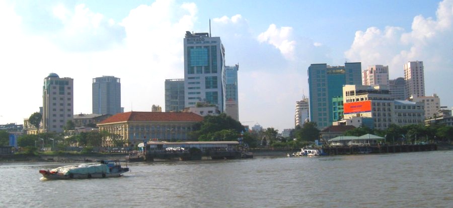 Saigon River in Ho Chi Minh City
