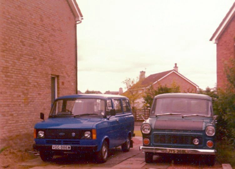 Ford Transit - MkII and MkI Transit Minibuses at home in Hamilton in Scotland