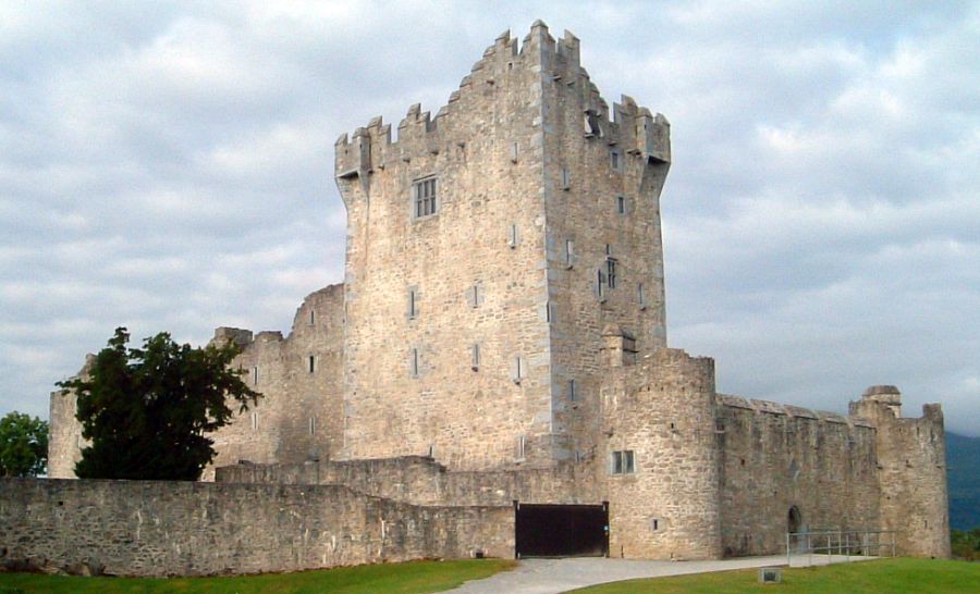 Ross Castle in Killarney in Southwest Ireland
