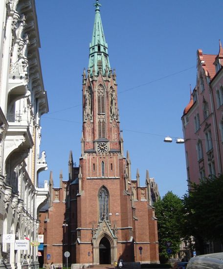 St. Gertrude Old Church in Riga