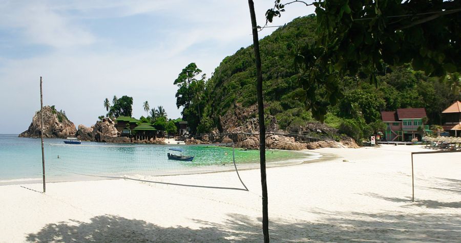Beach on Redang Island off East Coast of Peninsular Malaysia