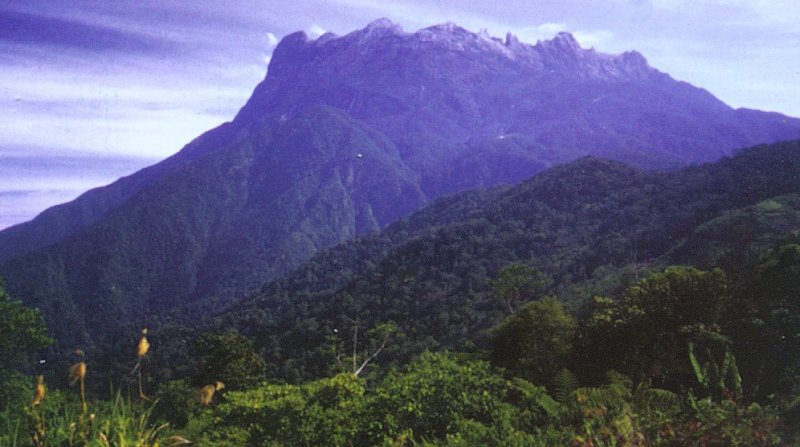 Mount Kinabalu ( 4101 metres ) in Sabah, East Malaysia - the highest mountain in SE Asia