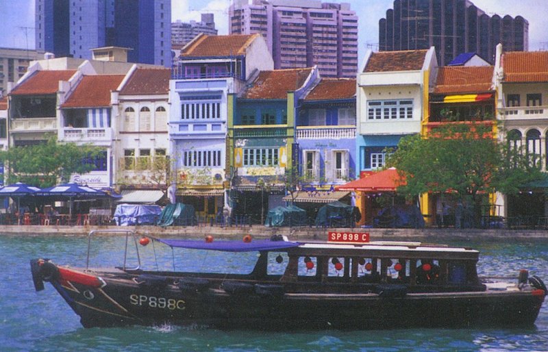 Waterfront in Singapore City