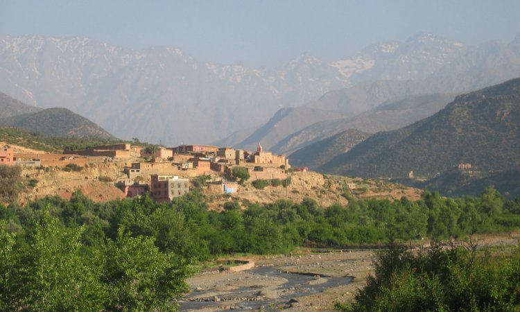 Asni Village in the High Atlas of Morocco