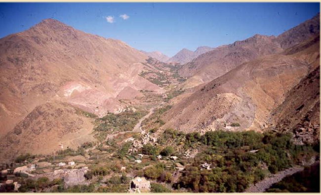 Imlil Village in the High Atlas of Morocco