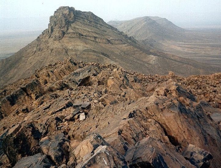 Hills above Zagora in the sub-sahara