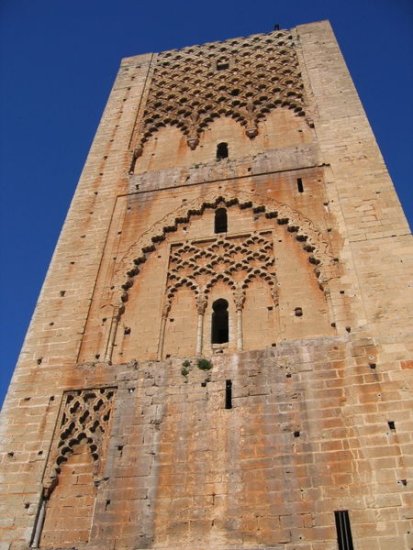 Hassan Tower in Rabat - capital city of Morocco
