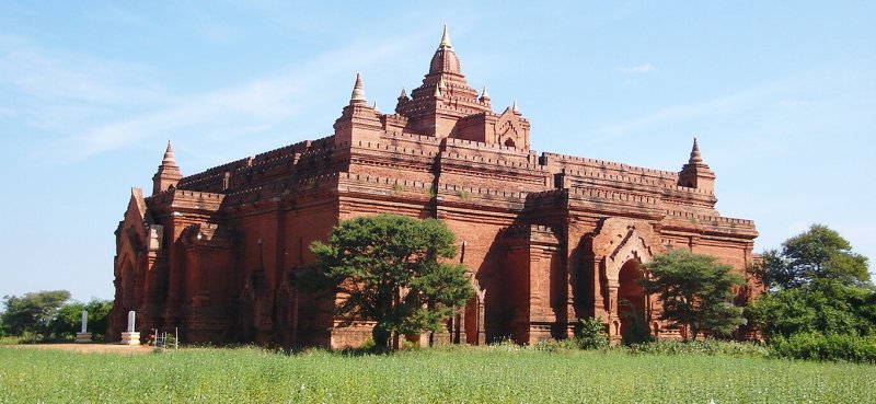 Pyathada Paya in the Minnanthu area of Bagan in central Myanmar / Burma