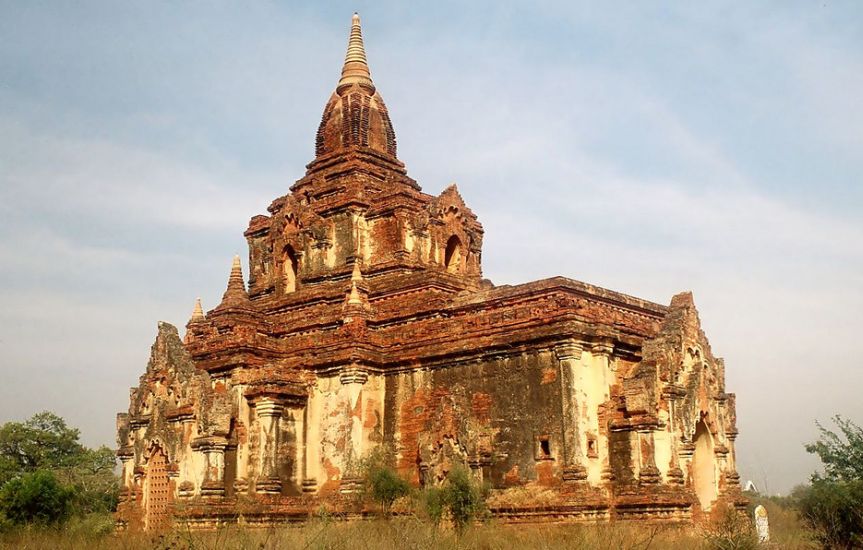Temple in Bagan in central Myanmar / Burma