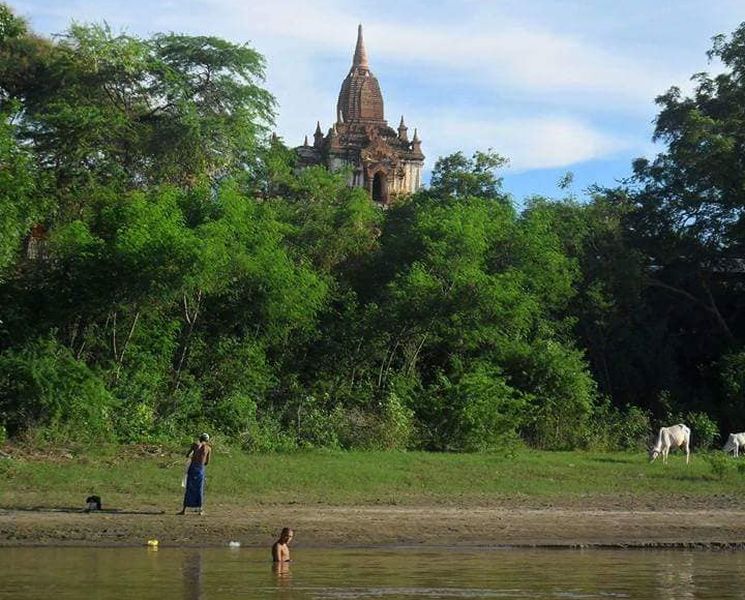 Irrawaddy River at Bagan