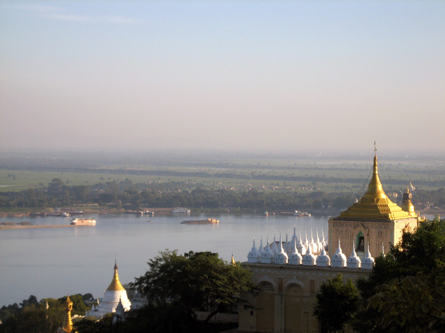 Irrawaddy River from Sagaing Hill