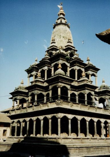 Krishna Mandir Temple in Durbar Square in Patan