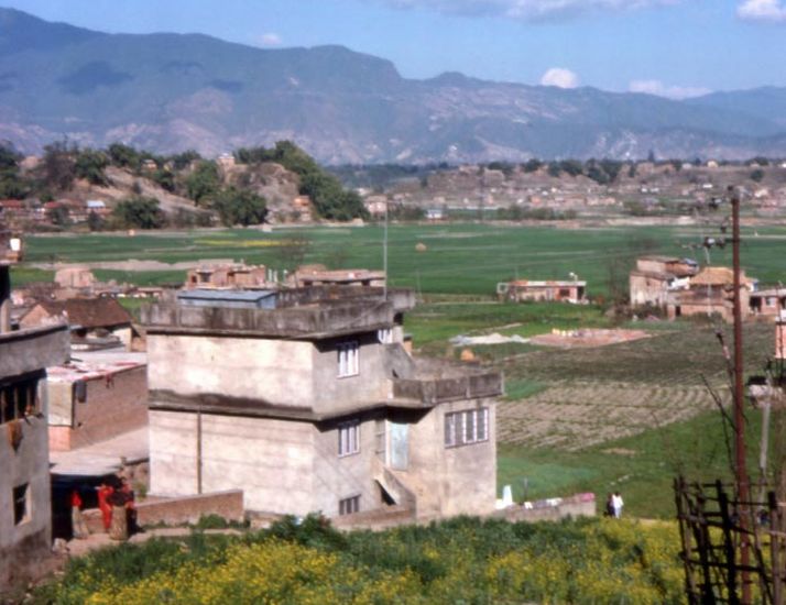 The outskirts of Kathmandu