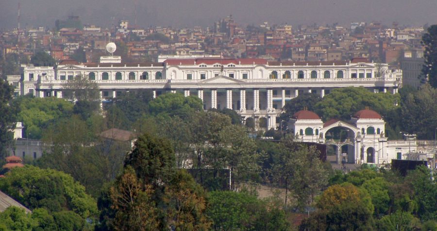 Singha Durbar ( Prime Minister's Office ) in Kathmandu