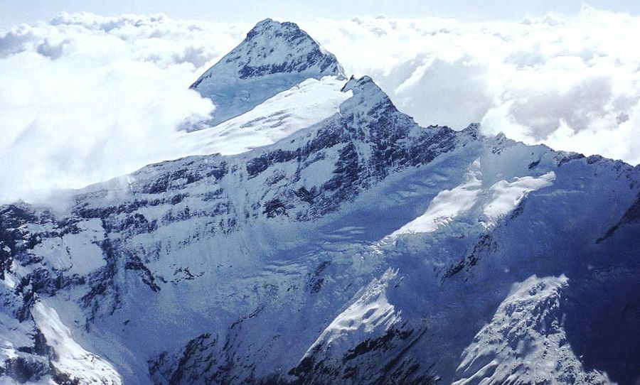 SE Face of Mount Aspiring in the Southern Alps on the South Island of New Zealand