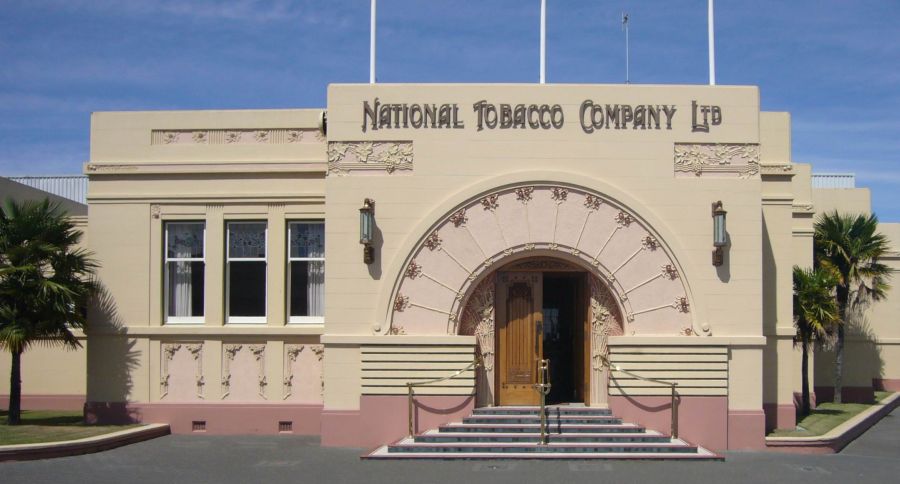 National Tobacco Company Building in Napier on North Island of New Zealand