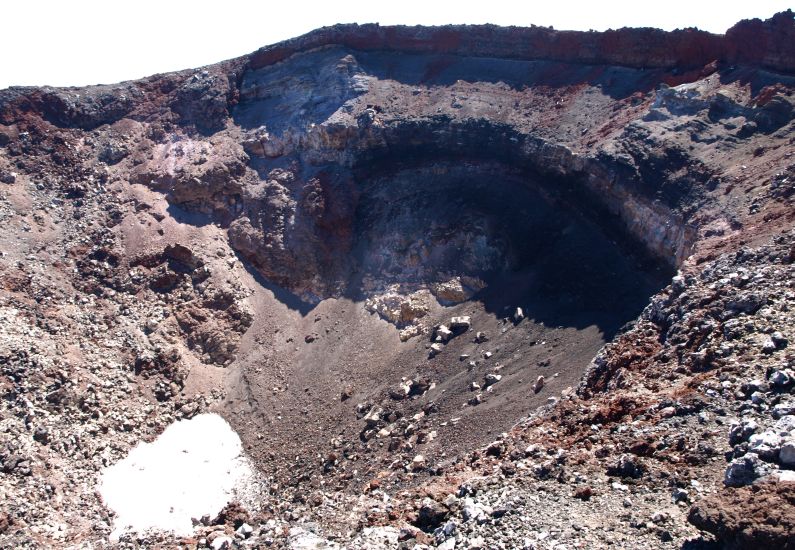 Crater of Mount Ngauruhoe in Tongariro National Park