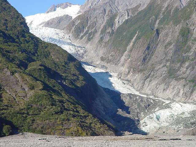 Franz-Joseph Glacier on South Island of New Zealand