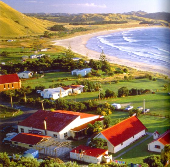 Whangara on East Coast of the North Island of New Zealand