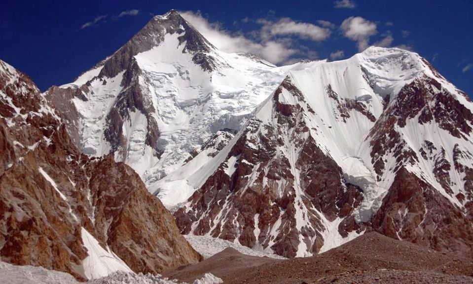The Seven Thousanders - Masherbrum ( 7821m ) in the Karakorum Mountains of Pakistan