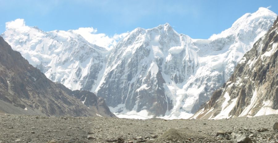 The Seven Thousanders - Pamri Sar ( 7016m ) and Kampire Dior ( 7168m ) in the Karakorum Mountains of Pakistan