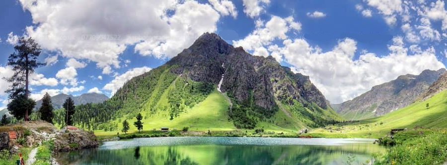 Lake in the Karakorum Mountains of Pakistan