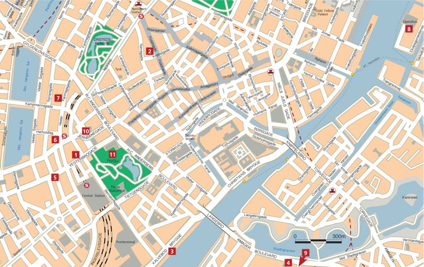 Street Map of Copenhagen