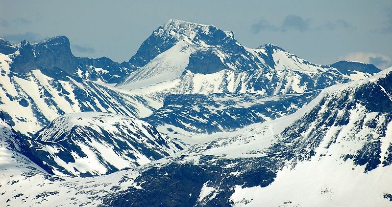 Galdhopiggen - highest mountain in Norway