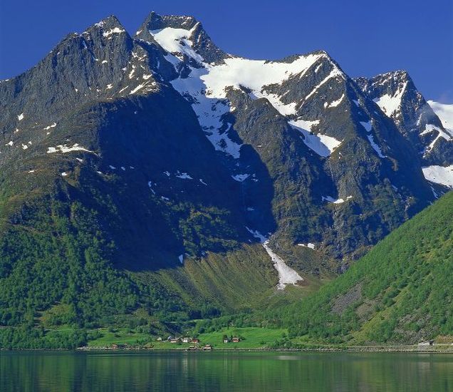 Sunnmore Alps in Norway