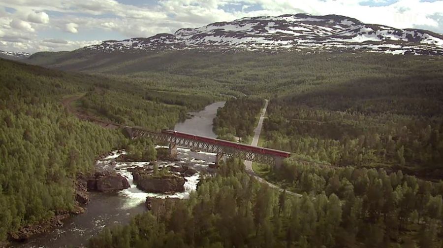 Trondheim - Bodo railway