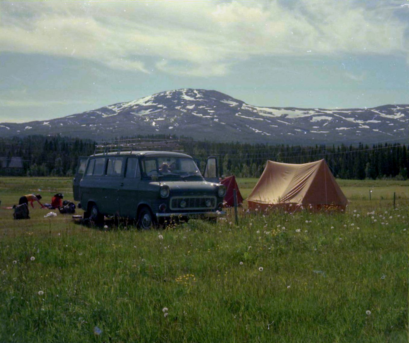 Campsite at Spitzespulen in the Jotunheim region of Norway