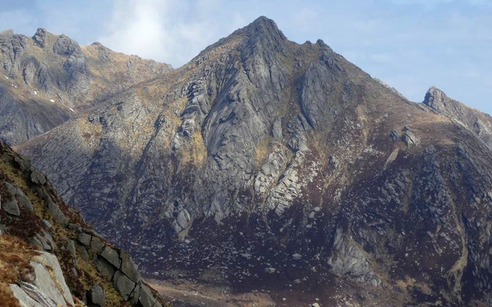 Cir Mhor from Glen Rosa on the Isle of Arran