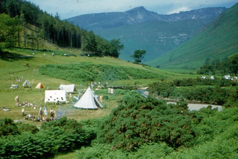 Campsite in Glen Rosa on the Isle of Arran