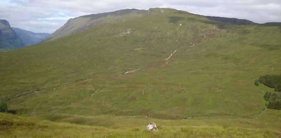 The West Highland Way on the Devil's Staircase