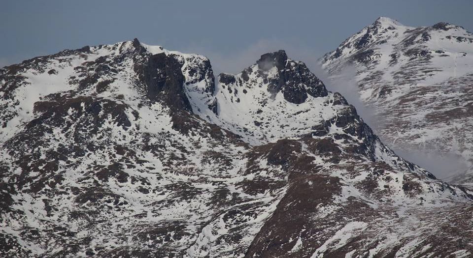 The Cobbler ( Ben Arthur ) and Beinn Ime in The Arrochar Alps